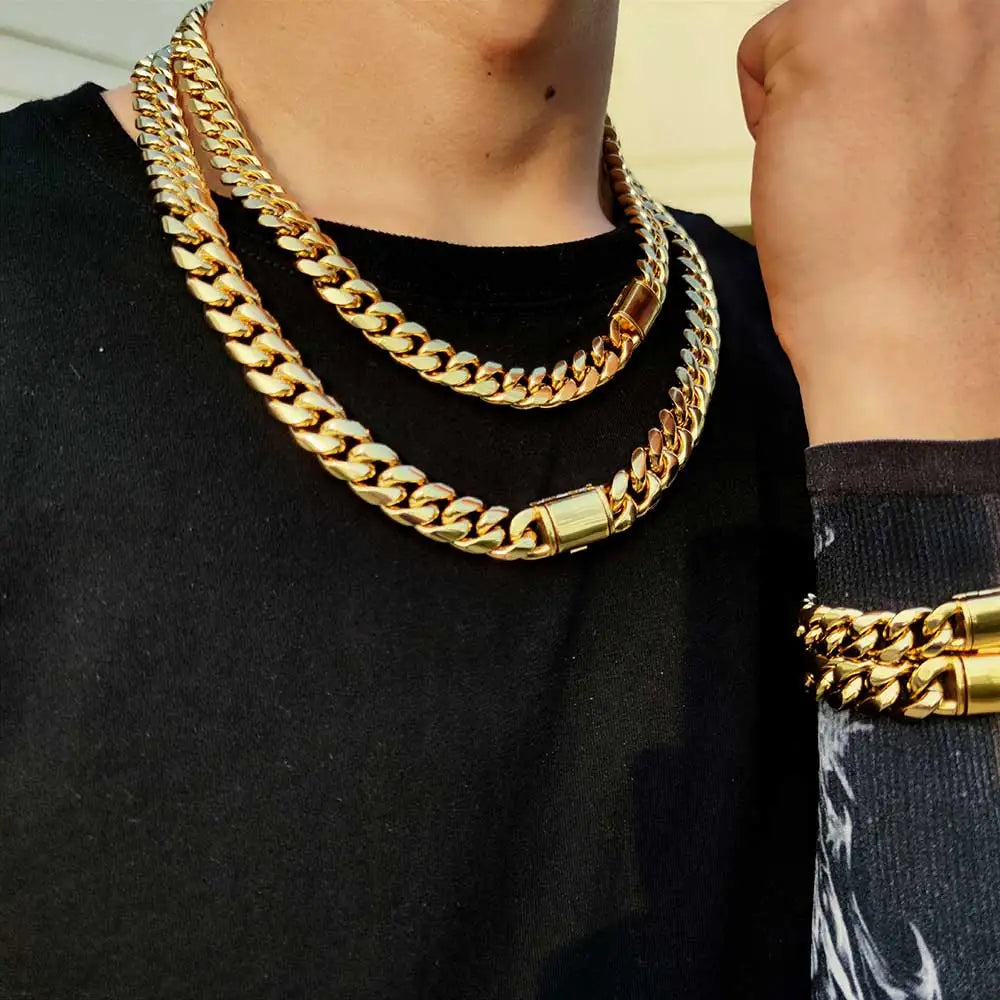 Cuban chain 12mm (Free engraving)