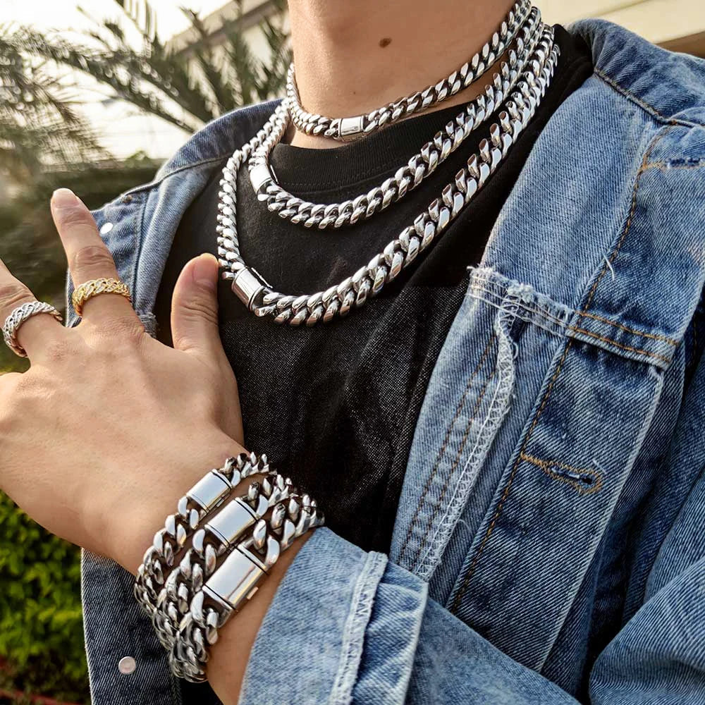 Cuban chain 14mm (Free engraving)