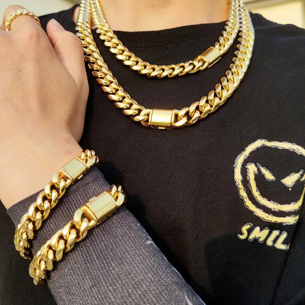 Cuban chain 14mm (Free engraving)
