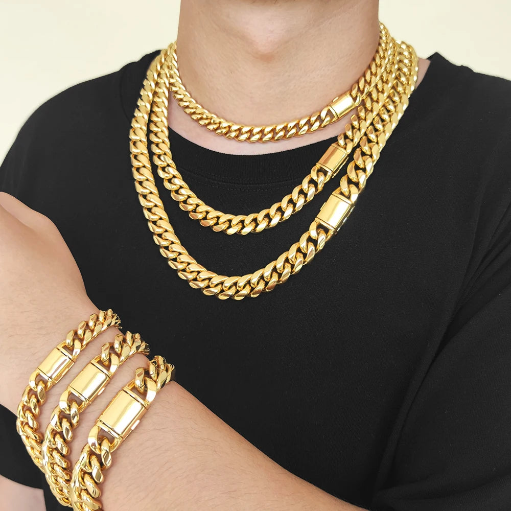 Cuban chain 14mm (Free engraving)